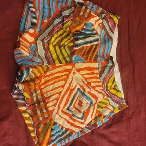 J Crew Geo Brushstroke Shorts